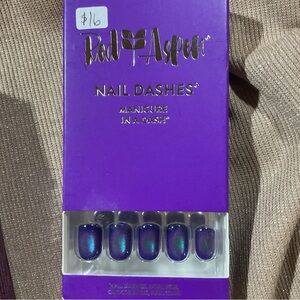 Beads and bling Benoit Red Aspen Purple and Blue Nail Dashes